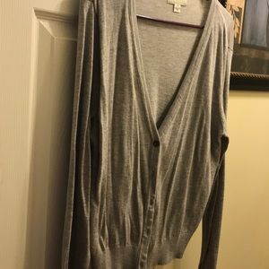 Grey Forever 21 cropped Cardigan. Size 3x